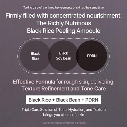 Black & White Rice Peeling Ampoule Duo