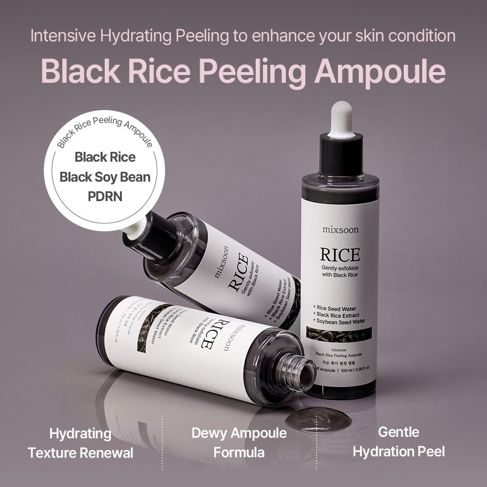 Black & White Rice Peeling Ampoule Duo