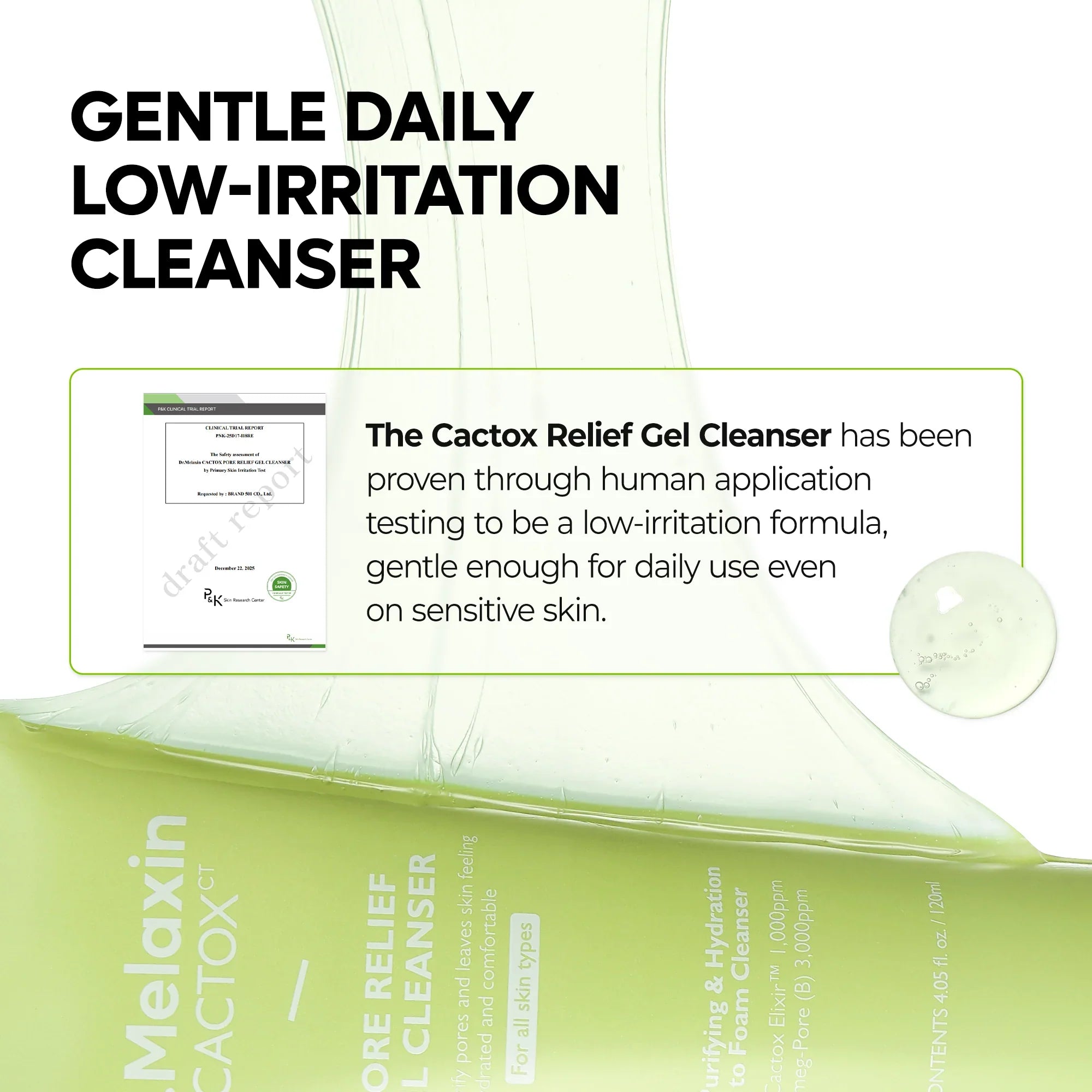 CACTOX Pore Relief Gel Cleanser
