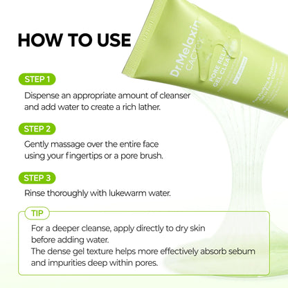 CACTOX Pore Relief Gel Cleanser